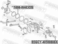 ������ �������������� ��������� ����� | ����� ����/��� | Febest 1699W463OS 1699W463OS ����