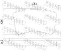 ������� ��������� ������ �������� �������� A4 2007/ A5/S5 2008/ Q5 2008 � �������. ��������� [178Febest1701B8R] 1701B8R ����