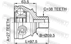 ���� �������� Febest 1710A8 1710A8 ����