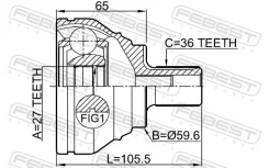 ���� AUDI A3/S3/Sportb. /LIM. /QU. 2004-2013 �����. Febest 1710Q3 ����