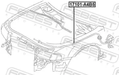 ������ ������� ���������� ����� ������ AUDI A4 1995-2001 17101-A4B5 ����� ����� 17101A4B5 ����