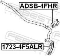 ���� ������������� ������ (�����������) Febest 17234F5ALR 17234F5ALR ����
