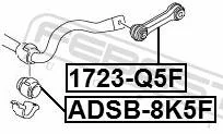 ���� ������������� �������� ������ ����� ��� AUDI A4, AUDI A5, AUDI A6 febest 1723-q5f 1723Q5F ����