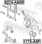 ����������� �������� ���������� ��������� �� ���� ������� ������, ����� ��� AUDI A4, Volkswagen GOLF, AUDI A5 Febest 1775-A5F 1775A5F ����