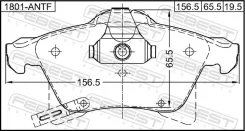������� ��������� �������� (� ��������������� ���������) Febest 1801ASHF 1801ASHF ����