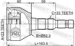 ���� OPEL Meriva-B - ALL Years �����. Febest 1810MERB ����