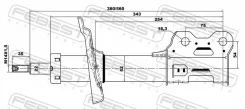 ����������� �������� ����� ��� OPEL Mokka Febest 18110-001FL 18110001FL ����