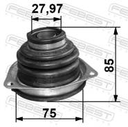 ������� ���� ����������, �������� 75.7x85x40 ����� ��� Renault Master II, Renault Laguna II, Renault Trafic II Febest 1815-Vivarlh-KIT 1815VIVARLHKIT...