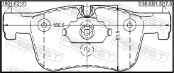 ������� ��������� �������� (� ��������� ������) 34116850568 BMW 4 F32 2012-2017 [ECE] 1901-F21F Febest 1901F21F ����