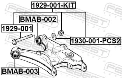 ���� � ������������ BMW 3 F34 GT 2012-2016 1929-001 ����� ����� 1929001 ����