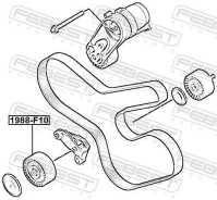 ����� BMW 5 F10 2009-2016 �������� (�����. ) Febest 1988F10 ����