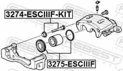 ����������� ���������� �������� ��������� ������� ������ ��� GMC Sierra, Chevrolet Silverado, GMC Savana febest 3275-esciiif 3275ESCIIIF ����