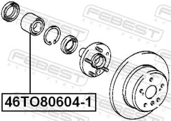 ��������� ��������� 38*64*33*36 Toyota Corolla, Sprinter, Carib 4WD 91~02 ������ ����. =���. ��������, ��������� ��� ABS Febest 46TO80604-1 46TO806041...