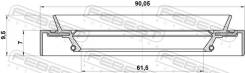������� 63x90x7/10 Febest 6390710 6390710 ����