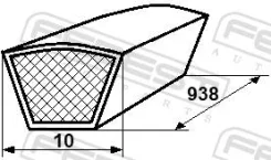 ������ ������������ 10mm Febest 88120-10L938 8812010L938 ����
