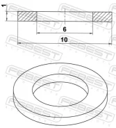 ������ �������������� 6x10x1 Febest 88430061010C 88430061010C ����