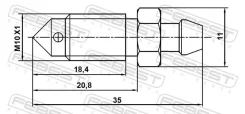 ������ �������� �������� 47547-12010 8870-005 Toyota (Febest) 8870005 ����