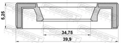 ������� ������� ������ (35X49X5,3X11,6) febest 95AAY35400511X 95AAY35400511X ����
