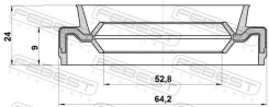 ������� ������� Toyota Hilux -12 ����. Febest 95EAY54640924X ����