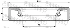 ������� ��������� �������� Nissan Cabstar F24M 2006- 95FBY-55750808X ����� ����� 95FBY55750808X ����
