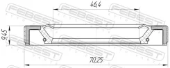 ������� ������� ���� ����� ������� Mazda BT-50 UN 2006-2012 95GAY-48701010X ����� ����� 95GAY48701010X ����