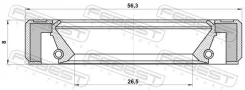 ������� ������� Renault Fluence-Megane Generation 2008.11-2018.06 Febest 95GBY28560808R ����