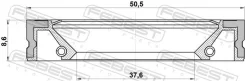 ������� ������� ������ (39x50x8,5) 95GFZ-39500808X Febest ������� 95GFZ-39500808X | �������� �� ��, ������, 5 ����� | �������� �� 12 ��� | ������ � ��...