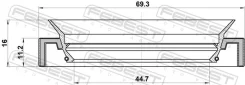 ������� ������� Toyota Hilux GGN15/25/35/KUN1#/2#/3#/LAN15/�25/35/TGN1#/26/36 04- Febest 95HAY46691119C ����