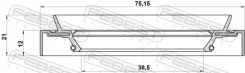 ������� ������� (40X75X12X21) 95HDS-40751221R Febest ������� 95HDS-40751221R | �������� �� ��, ������, 5 ����� | �������� �� 12 ��� | ������ � �������...
