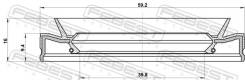    39.8X59.2X9.4X16 Febest 95HFS-41590916R 95HFS41590916R 