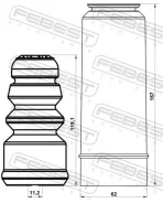 �������+�������� ������������ AUDI A5/S5 Coupe/SP. -16 (�����. ) (�� ��� �������) Febest ADSHBA4IIRKIT ����