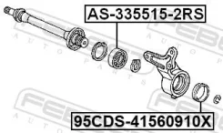 ��������� ���������� ���� 33x55x15 Febest [AS3355152RS] AS3355152RS ����