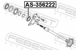��������� ���������� ����! 35X62X22 Audi A4 Febest AS356222 AS356222 ����