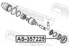 ��������� ������� ������� ��� Nissan Murano, Nissan Pathfinder IV, Ssangyong Korando febest as-357225 AS357225 ����