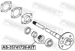 ��������� ������ ������� �������� 35x74x17x26 Febest AS-35741726-KIT AS35741726KIT ����