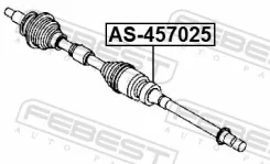 ��������� ��������� 45x70x25 ����/��� Febest [AS457025] AS457025 ����