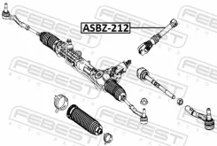 ��� ��������� Mercedes BENZ E 250 212. # ������� ������ Febest ASBZ212 ����