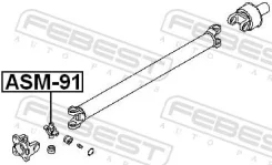 ���������� ���������� ���� 25x76.8 Febest ASM91 ASM91 ����