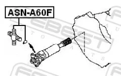 ���������� ���������� ���� Toyota Hilux 05-20, Mazda B 99-06 ASN-A60F ����� ����� ASNA60F ����