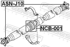 ���������� Nissan Qashqai J10E 2006.12-2013.12 ���������� ���� Febest ASNJ10 ����