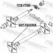 ���������� ���������� ���� 25x53/77 Febest ASTF602RM ASTF602RM ����