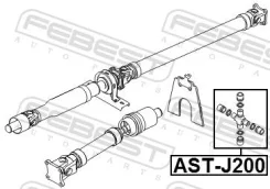 ���������� ���������� ���� 25x43/63 Febest ASTJ200 ASTJ200 ����
