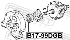 ��������� ��������� 17x52x17 Febest B1799DGB B1799DGB ����