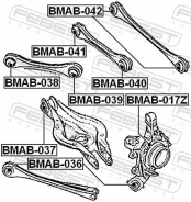 ����������� ������� ����������� ������, ������ ������, ����� ��� BMW 3, BMW 4, BMW 1 Febest BMAB-037 BMAB037 ����