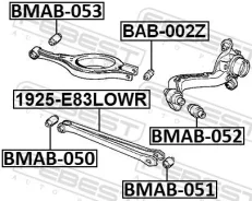 ����������� ������ BMW X3 E83 LCI 2006-2010 ����. ��������. Febest BMAB052 ����