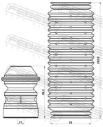 ������� ������� ������������ � ���������� �������� Febest Bmshb-E53R-KIT BMSHBE53RKIT ����