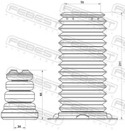 ������� ��������� ������������ � ���������� �������� | ����� ����/��� | Febest Bmshb-F30F-KIT BMSHBF30FKIT ����