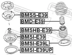 ����� ������������ ���������! ��� EDC BMW E39/E46/X3 all 97 Febest BMSSE39 ����