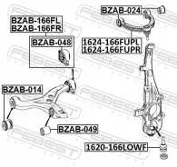 ����������� ��������� �������� ������ ����� ����/��� Febest [BZAB024] BZAB024 ����