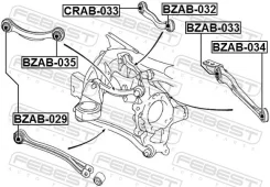 ����������� ������ ���������� ���� Febest BZAB-034 BZAB034 ����